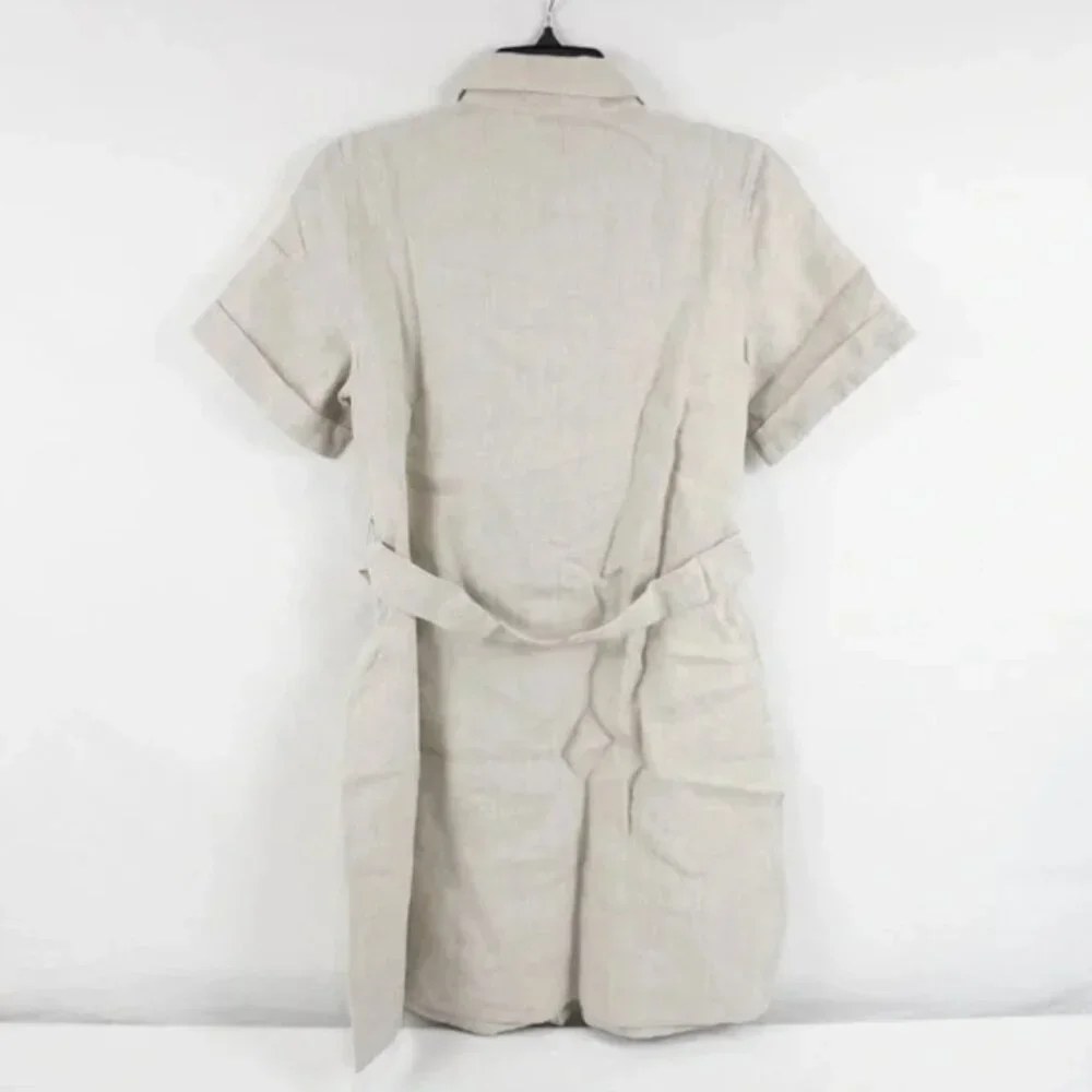 Aritzia Wilfred Eleta Linen Mini Dress small - Picture 3 of 4